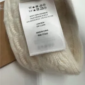 Pine | Accessories | White Pine Cashmere Pompom Beanie For  display picture 2